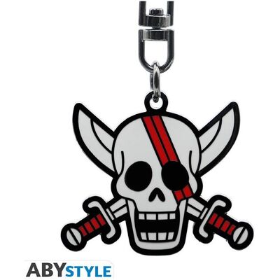 ABYstyle, Schlüsselanhänger, Portachiavi One Piece Skull Shanks, Mehrfarbig ABYstyle, Schlüsselanhänger, Portachiavi One Piece Skull Shanks, Mehrfarbig