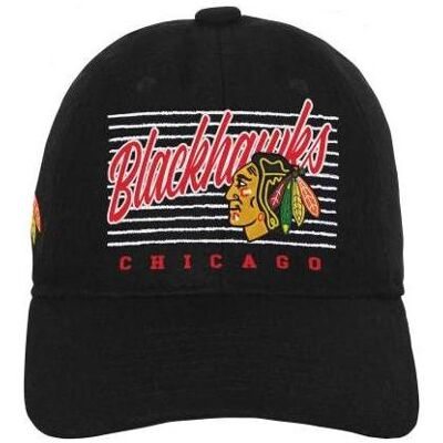 Outerstuff, Jungen, Cap, Retro Wooly Dad Cap JR (Einheitsgrösse, Schwarz, Chicago Blackhawks), Schwarz Outerstuff, Jungen, Cap, Retro Wooly Dad Cap JR (Einheitsgrösse, Schwarz, Chicago Blackhawks), Schwarz