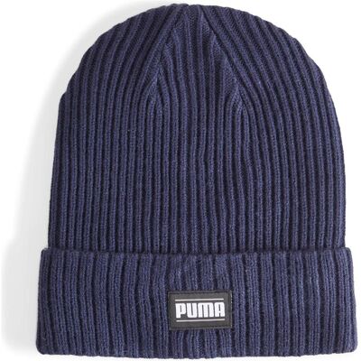 Puma Unisex, Mütze, Ribbed Classic Cuff Beanie, Blau, (One Size) Puma Unisex, Mütze, Ribbed Classic Cuff Beanie, Blau, (One Size)