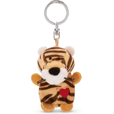 Magni, Unisex, Schlüsselanhänger, NICI Schlüsselanhänger Tiger mit Herz 5cm, Mehrfarbig, Braun Magni, Unisex, Schlüsselanhänger, NICI Schlüsselanhänger Tiger mit Herz 5cm, Mehrfarbig, Braun