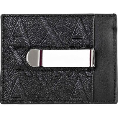 Giorgio Armani Exchange, Herren, Portemonnaie, Liam Credit Card Holder With Clip, Schwarz Giorgio Armani Exchange, Herren, Portemonnaie, Liam Credit Card Holder With Clip, Schwarz