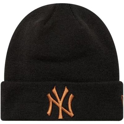 New Era, Unisex, Mütze, League Essential New York Yankees Beanie-Mütze, Schwarz New Era, Unisex, Mütze, League Essential New York Yankees Beanie-Mütze, Schwarz