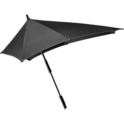Senz, Unisex, Regenschirm, xxl stokparaplu rein schwarz reflektierend, Schwarz Senz, Unisex, Regenschirm, xxl stokparaplu rein schwarz reflektierend, Schwarz