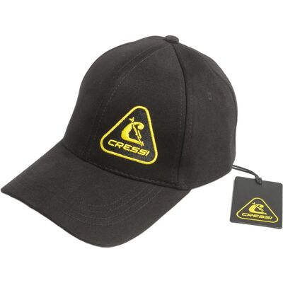 Cressi, Cap, Baseball, Schwarz, Gelb Cressi, Cap, Baseball, Schwarz, Gelb