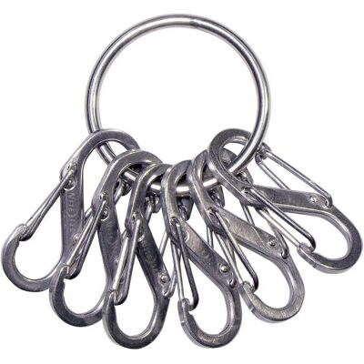 Nite Ize, Unisex, Schlüsselanhänger, Keyring, Silber Nite Ize, Unisex, Schlüsselanhänger, Keyring, Silber