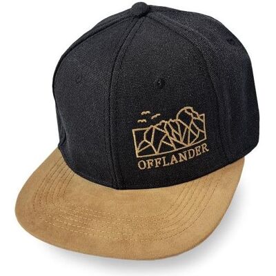 Offlander, Herren, Cap, Czapka Z Daszkiem Snapback, Schwarz, (One Size) Offlander, Herren, Cap, Czapka Z Daszkiem Snapback, Schwarz, (One Size)