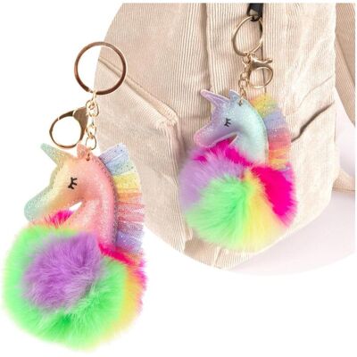 Trendhaus, Unisex, Schlüsselanhänger, DREAMLAND Light-Up Glitzerkugeln Ø 6cm, 4-Taschenanhänger Einhorn Let'E play - zauberhafter Spielspa, Mehrfarbig Trendhaus, Unisex, Schlüsselanhänger, DREAMLAND Light-Up Glitzerkugeln Ø 6cm, 4-Taschenanhänger Einhorn Let'E play - zauberhafter Spielspa, Mehrfarbig