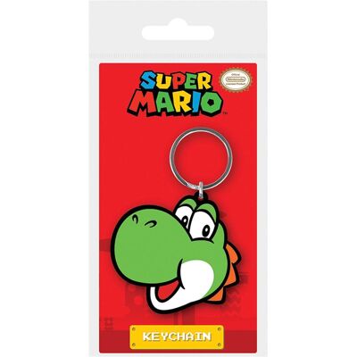 Pyramid Schlüsselanhänger, Super Mario (Yoshi) Rubber rubber pendant, Mehrfarbig Pyramid Schlüsselanhänger, Super Mario (Yoshi) Rubber rubber pendant, Mehrfarbig