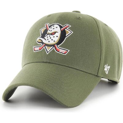 '47, Herren, Cap, Nhl 47 Mvp Snapback Anaheim Ducks Sandalwood Osf, Grün, (One Size) '47, Herren, Cap, Nhl 47 Mvp Snapback Anaheim Ducks Sandalwood Osf, Grün, (One Size)