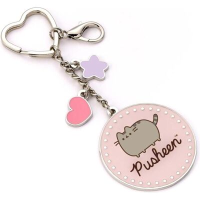 Carat, Schlüsselanhänger, PUSHEEN - Logo - Porte-clés, Silber Carat, Schlüsselanhänger, PUSHEEN - Logo - Porte-clés, Silber