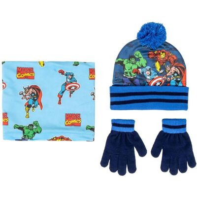 Disney Mädchen, Mütze, 3 Satz Stücke Snood Avengers, Mehrfarbig, (One Size) Disney Mädchen, Mütze, 3 Satz Stücke Snood Avengers, Mehrfarbig, (One Size)