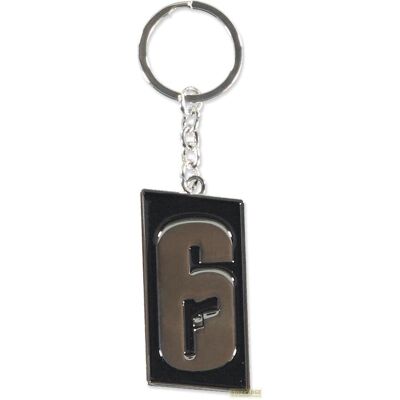 Difuzed, Herren, Schlüsselanhänger, 6-Siege - Metal Logo Keychain, Silber Difuzed, Herren, Schlüsselanhänger, 6-Siege - Metal Logo Keychain, Silber