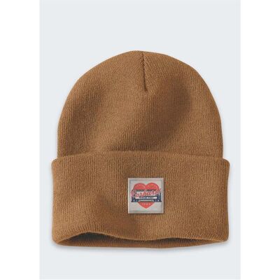 Carhartt, Unisex, Mütze, Carhatt Knit Pach Beanie Braun, Braun Carhartt, Unisex, Mütze, Carhatt Knit Pach Beanie Braun, Braun