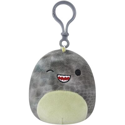 Squishmallows, Schlüsselanhänger, Clip On - Xander the Winking Grey T-Rex, Grau Squishmallows, Schlüsselanhänger, Clip On - Xander the Winking Grey T-Rex, Grau