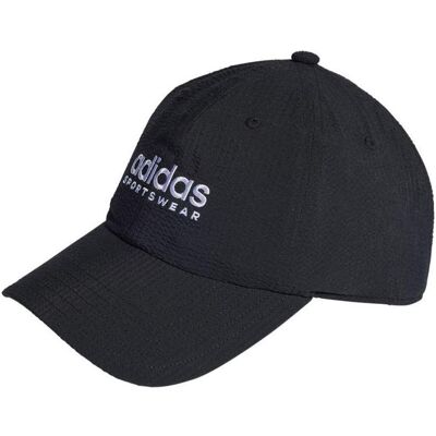Adidas Unisex, Cap, Dad Cap Seersuc, Schwarz Adidas Unisex, Cap, Dad Cap Seersuc, Schwarz