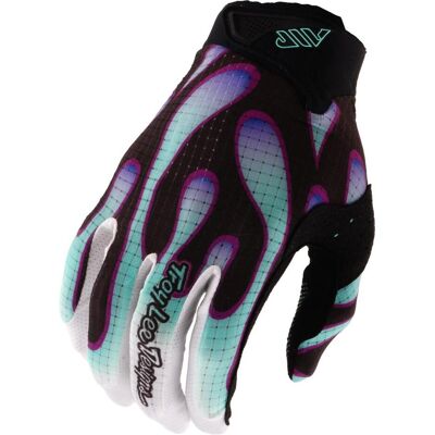 Troy Lee Designs, Herren, Handschuhe, Air Handschuh, Overspray, black/real teal, M, Mehrfarbig, Schwarz, Türkis, (M) Troy Lee Designs, Herren, Handschuhe, Air Handschuh, Overspray, black/real teal, M, Mehrfarbig, Schwarz, Türkis, (M)