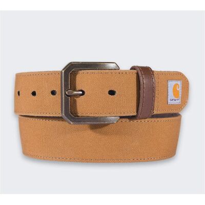 Carhartt, Herren, Gürtel, Gürtel aus Canvas in Entenbraun, Braun Carhartt, Herren, Gürtel, Gürtel aus Canvas in Entenbraun, Braun