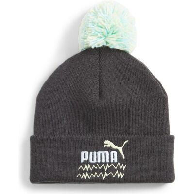 Puma Unisex, Mütze, Mixmatch Pom Pom Beanie, Schwarz Puma Unisex, Mütze, Mixmatch Pom Pom Beanie, Schwarz