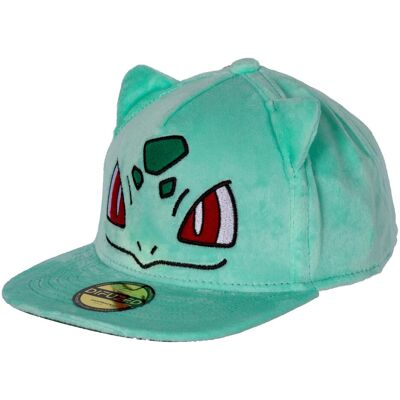 Difuzed, Unisex, Cap, Pokémon: Bulbasaur Plüsch - Kappe, Schwarz, (One Size) Difuzed, Unisex, Cap, Pokémon: Bulbasaur Plüsch - Kappe, Schwarz, (One Size)