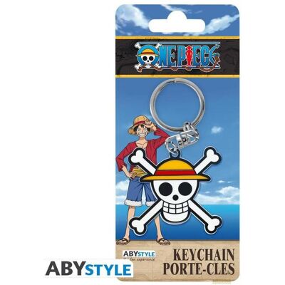 ABYstyle, Schlüsselanhänger, Portachiavi One Piece Skull Monkey D.Luffy, Mehrfarbig ABYstyle, Schlüsselanhänger, Portachiavi One Piece Skull Monkey D.Luffy, Mehrfarbig
