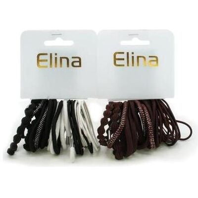 Magni, Haargummi, Haargummis Elina 24er schwarz/braun (Haargummi) Magni, Haargummi, Haargummis Elina 24er schwarz/braun (Haargummi)