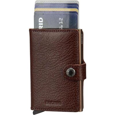 Secrid, Unisex, Portemonnaie, Miniwallet Vegetable Tanned Espresso-Brown, Braun Secrid, Unisex, Portemonnaie, Miniwallet Vegetable Tanned Espresso-Brown, Braun