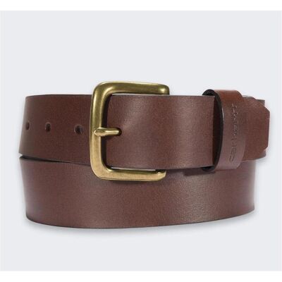 Carhartt, Herren, Gürtel, Klassischer dunkelbrauner Gürtel mit Schnalle, Braun Carhartt, Herren, Gürtel, Klassischer dunkelbrauner Gürtel mit Schnalle, Braun
