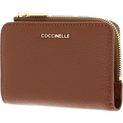 Coccinelle Damen, Portemonnaie, Metallic Soft Wallet, Braun Coccinelle Damen, Portemonnaie, Metallic Soft Wallet, Braun