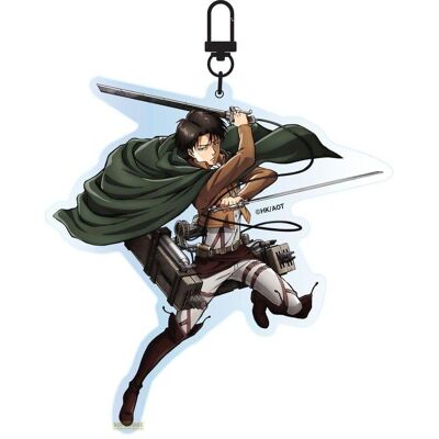 POPbuddies, Schlüsselanhänger, Attack on Titan Acryl Schlüsselanhänger Levi, Mehrfarbig POPbuddies, Schlüsselanhänger, Attack on Titan Acryl Schlüsselanhänger Levi, Mehrfarbig