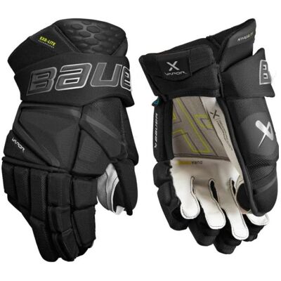 Bauer, Herren, Handschuhe, Vapor Hyperlite Int Hockeyhandschuhe, Schwarz, Grau, (12) Bauer, Herren, Handschuhe, Vapor Hyperlite Int Hockeyhandschuhe, Schwarz, Grau, (12)