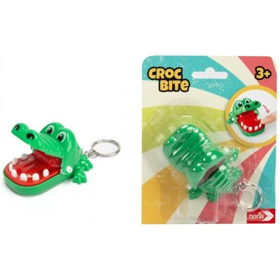 Noris, Unisex, Schlüsselanhänger, Mini beissendes Krokodil, Grün Noris, Unisex, Schlüsselanhänger, Mini beissendes Krokodil, Grün
