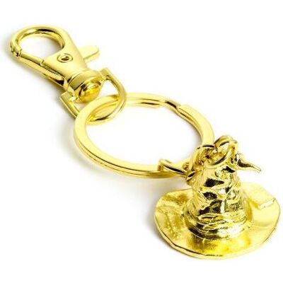 Carat, Schlüsselanhänger, Harry Potter Official Gold Tone Sorting Hat Keyring, Gold Carat, Schlüsselanhänger, Harry Potter Official Gold Tone Sorting Hat Keyring, Gold