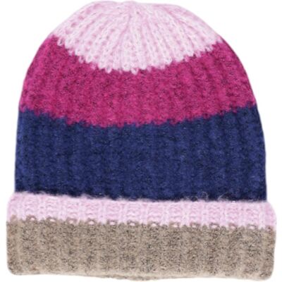 Pieces, Damen, Mütze, -Pcpyron Structured New Block Hood Bc, Blau, (One Size) Pieces, Damen, Mütze, -Pcpyron Structured New Block Hood Bc, Blau, (One Size)