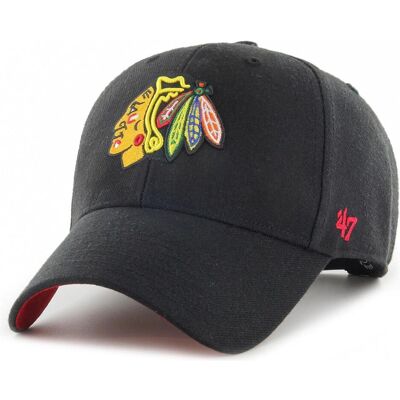 47 Brand, Herren, Cap, Low Ballpark Chicago Blackhawks, Schwarz, (One Size) 47 Brand, Herren, Cap, Low Ballpark Chicago Blackhawks, Schwarz, (One Size)