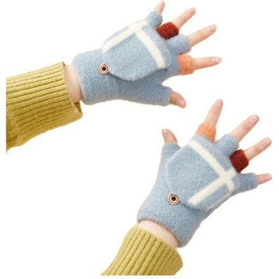 Hurtel, Damen, Handschuhe, Miltenki Winterhandschuhe - blau, Blau, (One Size) Hurtel, Damen, Handschuhe, Miltenki Winterhandschuhe - blau, Blau, (One Size)