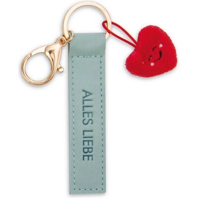 Magni, Unisex, Schlüsselanhänger, NICI Schlüsselanhänger Alles Liebe Kunstlederband mit Herz türkis 10cm, Rot, Grün, Türkis Magni, Unisex, Schlüsselanhänger, NICI Schlüsselanhänger Alles Liebe Kunstlederband mit Herz türkis 10cm, Rot, Grün, Türkis