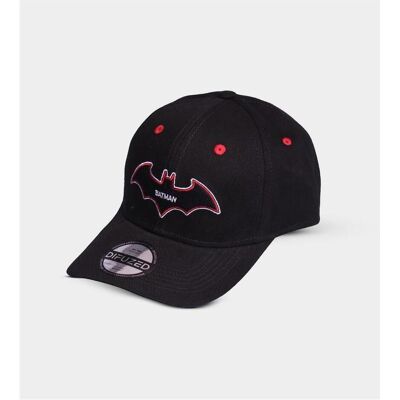 Batman Core, Herren, Cap, Black & Red Curved Bill Cap, Schwarz, (One Size) Batman Core, Herren, Cap, Black & Red Curved Bill Cap, Schwarz, (One Size)