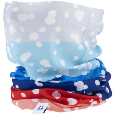 Salsa, Schal, Arctica Schlauchschal, rose/white/sky blue/ sapphire, royal, red, one size, Mehrfarbig Salsa, Schal, Arctica Schlauchschal, rose/white/sky blue/ sapphire, royal, red, one size, Mehrfarbig