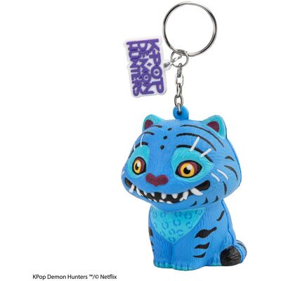 Cinereplicas, Mädchen, Schlüsselanhänger, Kpop Demon Hunters Derpy Tiger Squishy Keychain, Blau Cinereplicas, Mädchen, Schlüsselanhänger, Kpop Demon Hunters Derpy Tiger Squishy Keychain, Blau