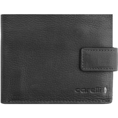 Giorgio Carelli, Herren, Portemonnaie, Herren Geldbörse, RV-Fach u. Lasche, RFID, Schwarz Giorgio Carelli, Herren, Portemonnaie, Herren Geldbörse, RV-Fach u. Lasche, RFID, Schwarz
