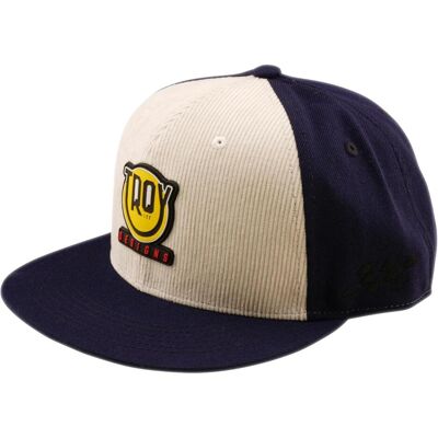 Troy Lee Designs, Unisex, Cap, Flat Bill Snapback Cap, Happy Dayz, indigo/pumice, one size, Blau, Beige, (One Size) Troy Lee Designs, Unisex, Cap, Flat Bill Snapback Cap, Happy Dayz, indigo/pumice, one size, Blau, Beige, (One Size)