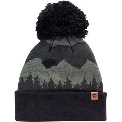 Hitec, Unisex, Mütze, Ronge Wintermütze, Schwarz, Grau, Silber, (One Size) Hitec, Unisex, Mütze, Ronge Wintermütze, Schwarz, Grau, Silber, (One Size)