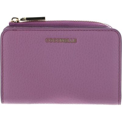 Coccinelle Damen, Portemonnaie, Metallic Soft Wallet, Violett Coccinelle Damen, Portemonnaie, Metallic Soft Wallet, Violett