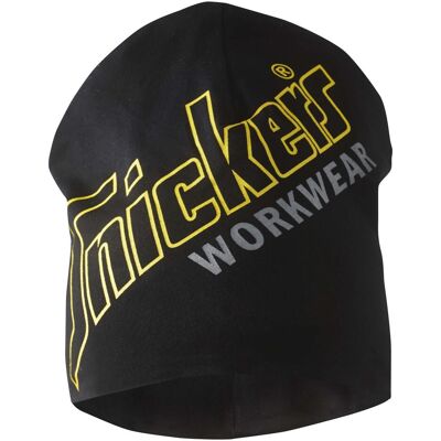 Snickers Workwear, Herren, Mütze, WORKWEAR Beanie allround sort one size med Snickers logo, 100% bomuld, Schwarz, (One Size) Snickers Workwear, Herren, Mütze, WORKWEAR Beanie allround sort one size med Snickers logo, 100% bomuld, Schwarz, (One Size)