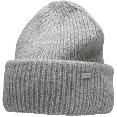 4F, Damen, Mütze, Damenhut cool hellgrau meliert H4Z22 CAD005 27M (M), Grau, (M) 4F, Damen, Mütze, Damenhut cool hellgrau meliert H4Z22 CAD005 27M (M), Grau, (M)