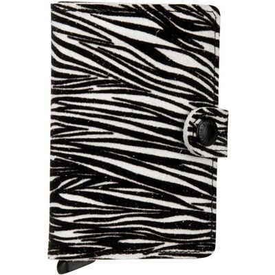 Secrid, Damen, Portemonnaie, Miniwallet ZEBRA, Grau Secrid, Damen, Portemonnaie, Miniwallet ZEBRA, Grau