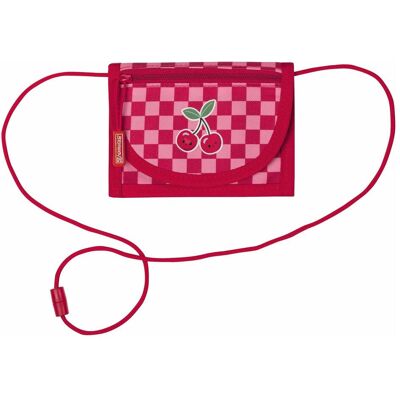 Baier & Schneider, Mädchen, Portemonnaie, Brustbeutel Fruity Love, Rot, Rosa Baier & Schneider, Mädchen, Portemonnaie, Brustbeutel Fruity Love, Rot, Rosa