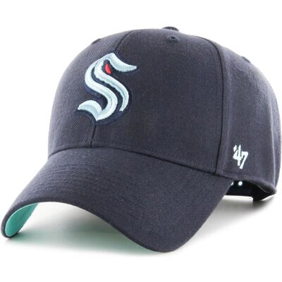 47 Brand, Herren, Cap, Low Profile Snapback Cap - Ballpark Seattle Kraken, Blau, (One Size) 47 Brand, Herren, Cap, Low Profile Snapback Cap - Ballpark Seattle Kraken, Blau, (One Size)