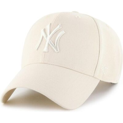 47 Brand, Herren, Cap, New York Yankees Baseball-Cap MLB MVP, Beige, (One Size) 47 Brand, Herren, Cap, New York Yankees Baseball-Cap MLB MVP, Beige, (One Size)