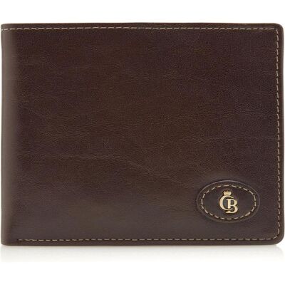 Castelijn & Beerens, Herren, Portemonnaie, Gaucho Geldbörse RFID Leder 12,5 cm, Braun Castelijn & Beerens, Herren, Portemonnaie, Gaucho Geldbörse RFID Leder 12,5 cm, Braun